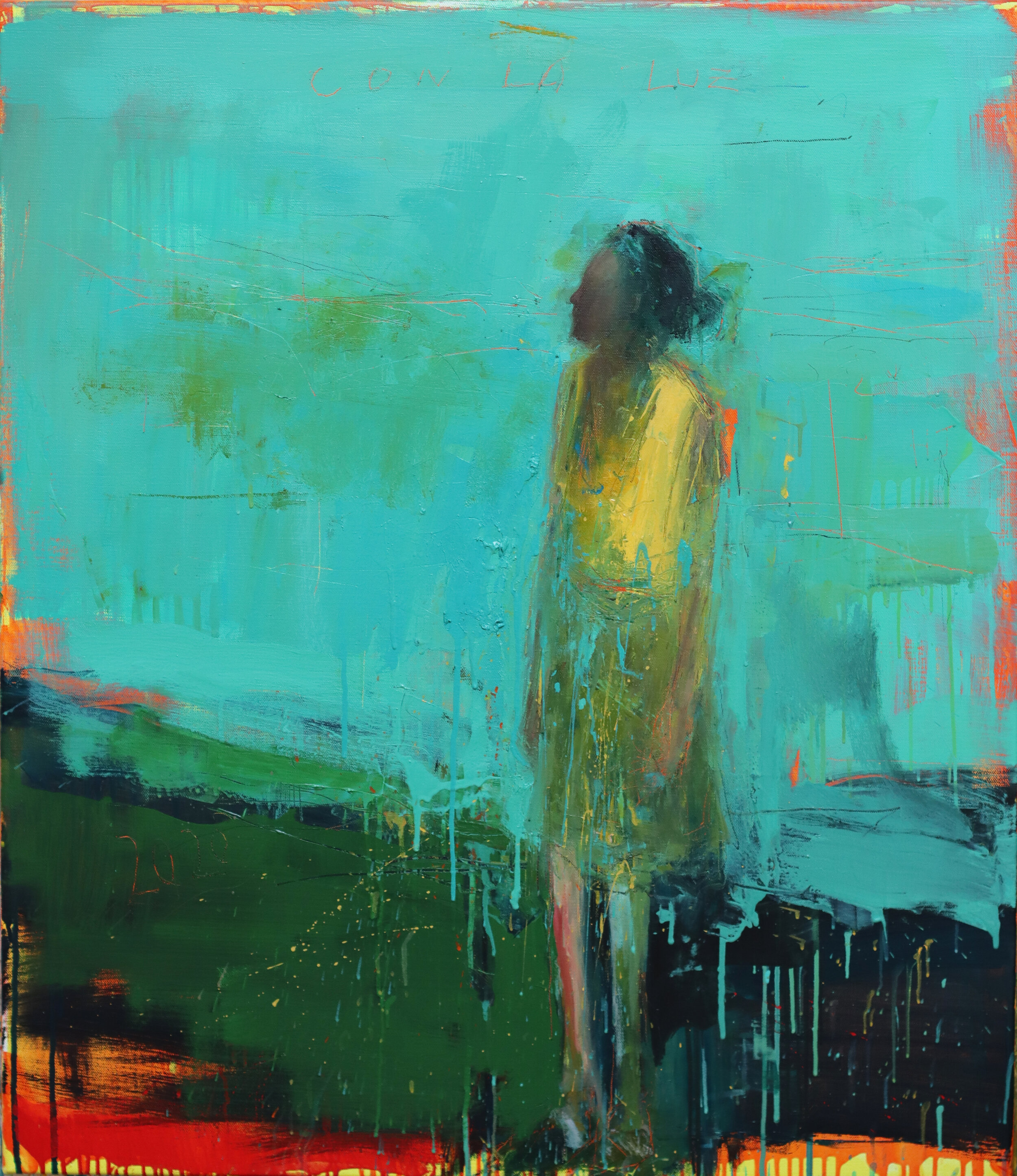 Con La Luz - Oil on Linen 110 x 95 cm