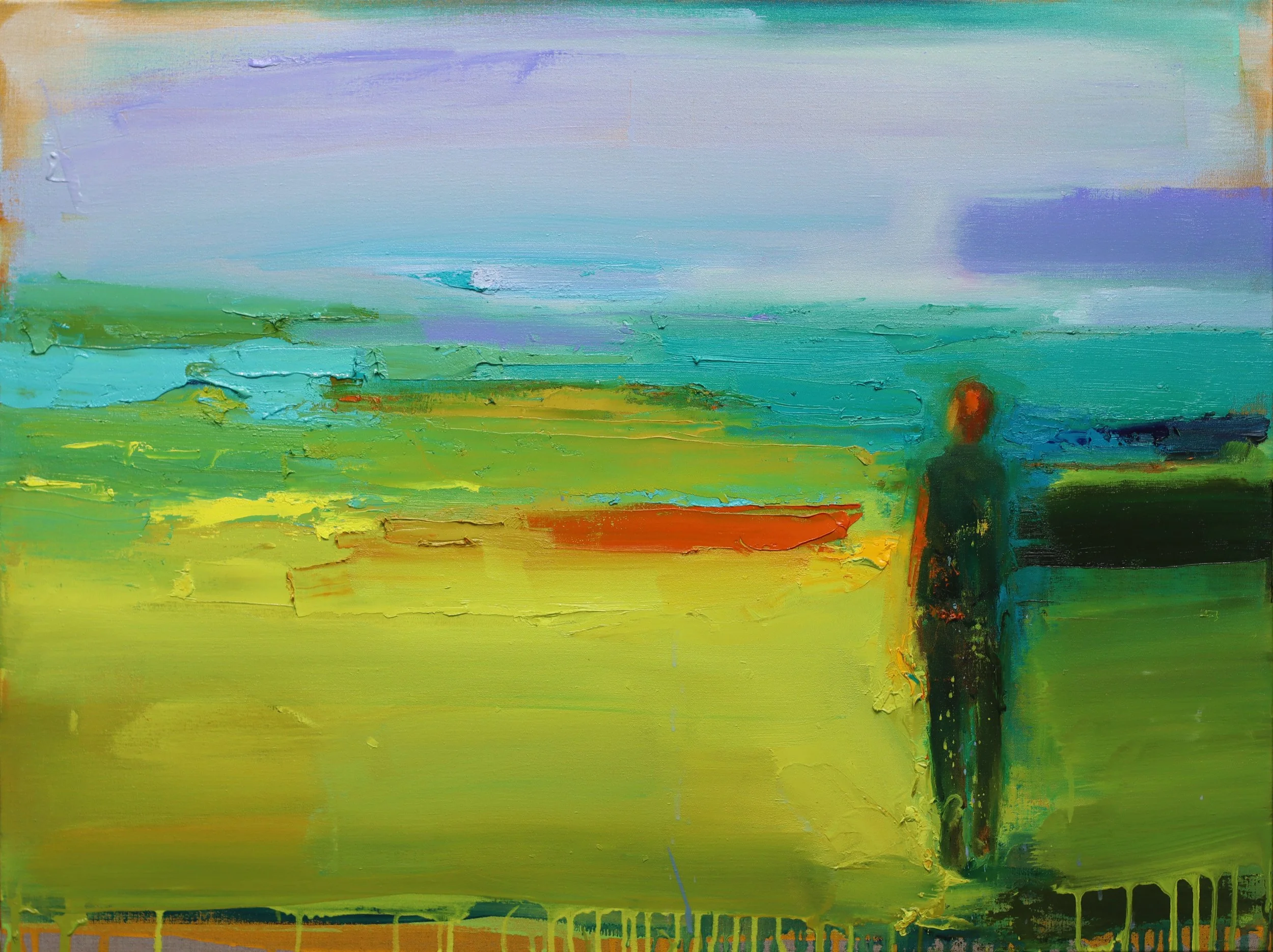 Into The New - Oil on Linen, 75 x 100 cm