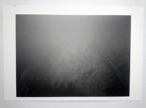 Photograph of the mountains at open studios in Banff