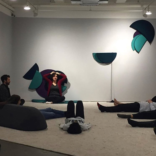 Susan Stainman "Color All the Way Through" 2014, Installation view at A.I.R. Gallery