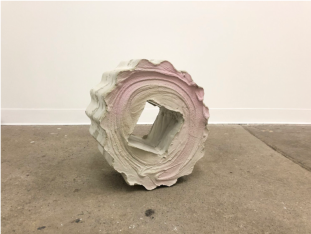 Rollin' Switches , 2019, concrete and pigment, 27"x6"x27"