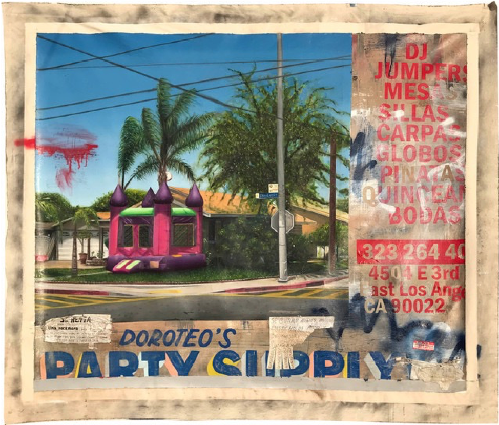 Doroteos party supply, 82” X 73”