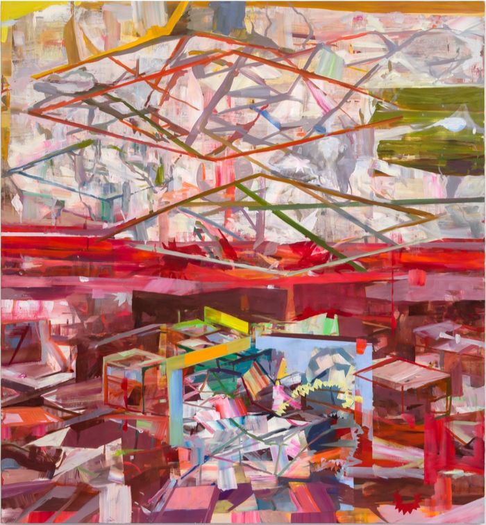 Exposure , 2018, oil on canvas, 84”x72”