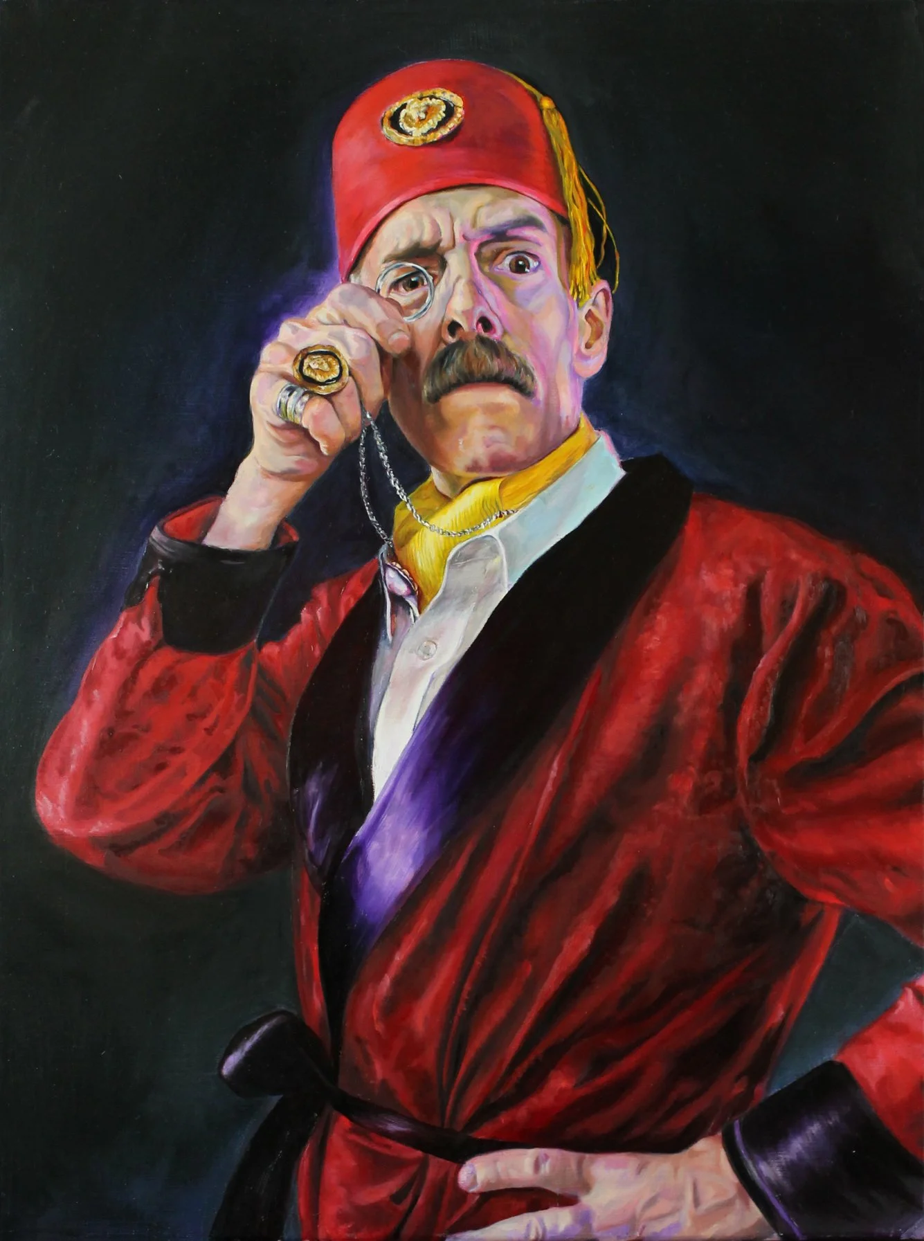 "No running young man."