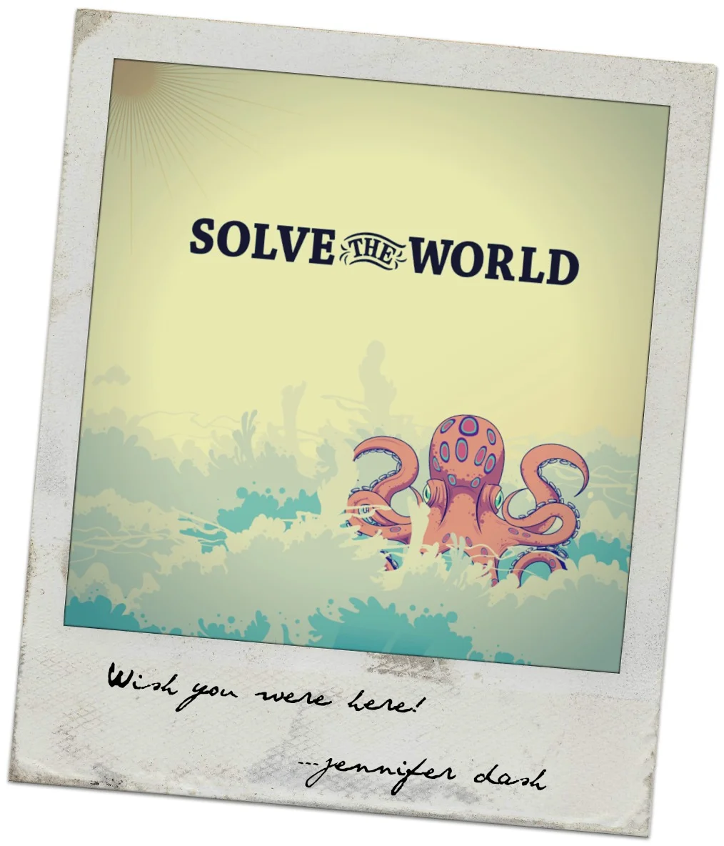 Solve the World Polaroid