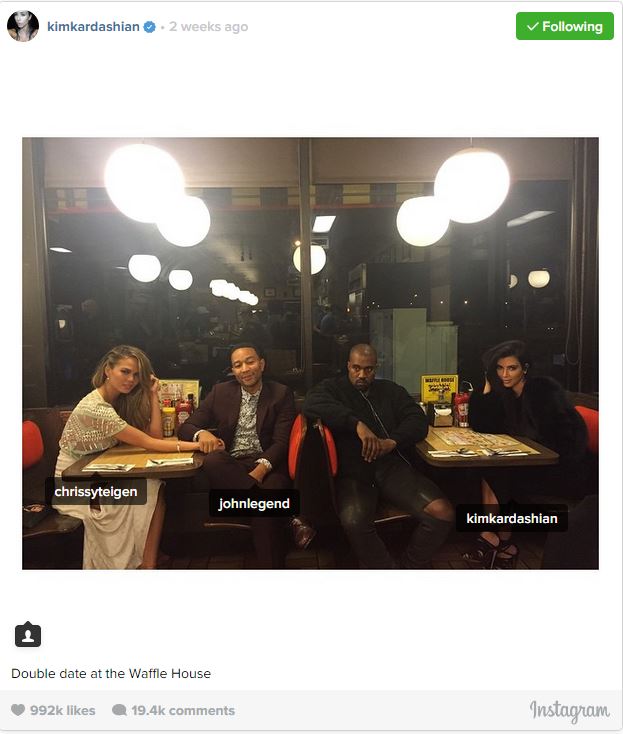 Source: Kim Kardashian's Instagram ... of course.