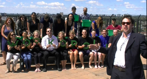 Peter (far right) with the Workopolis team
