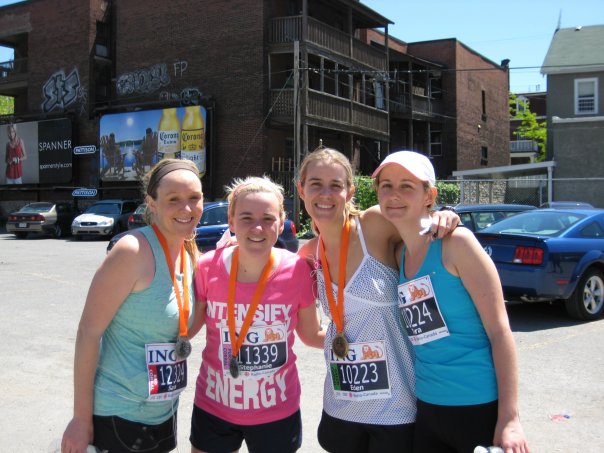 My first half marathon.