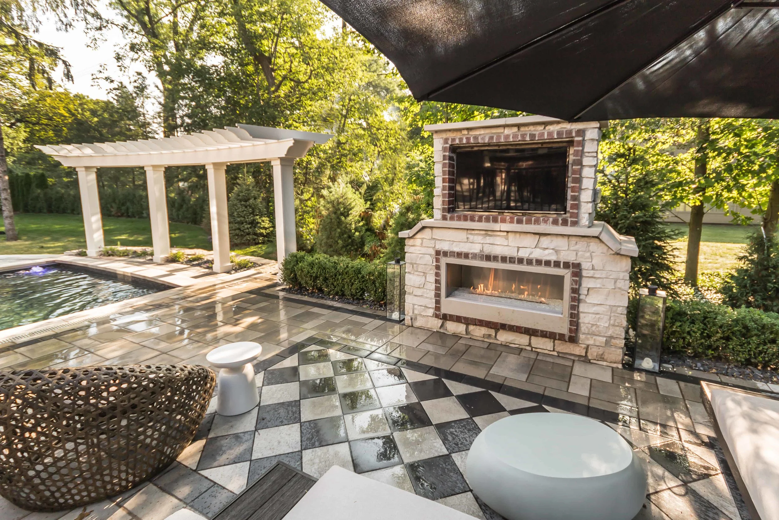 Jaw dropping raised patio and entertainment space fit for The Great ...