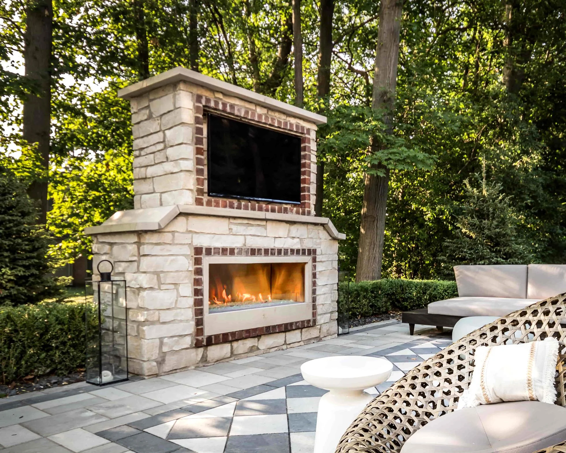 Howell's Best Contractor for Custom Outdoor Fireplaces — VENTURES