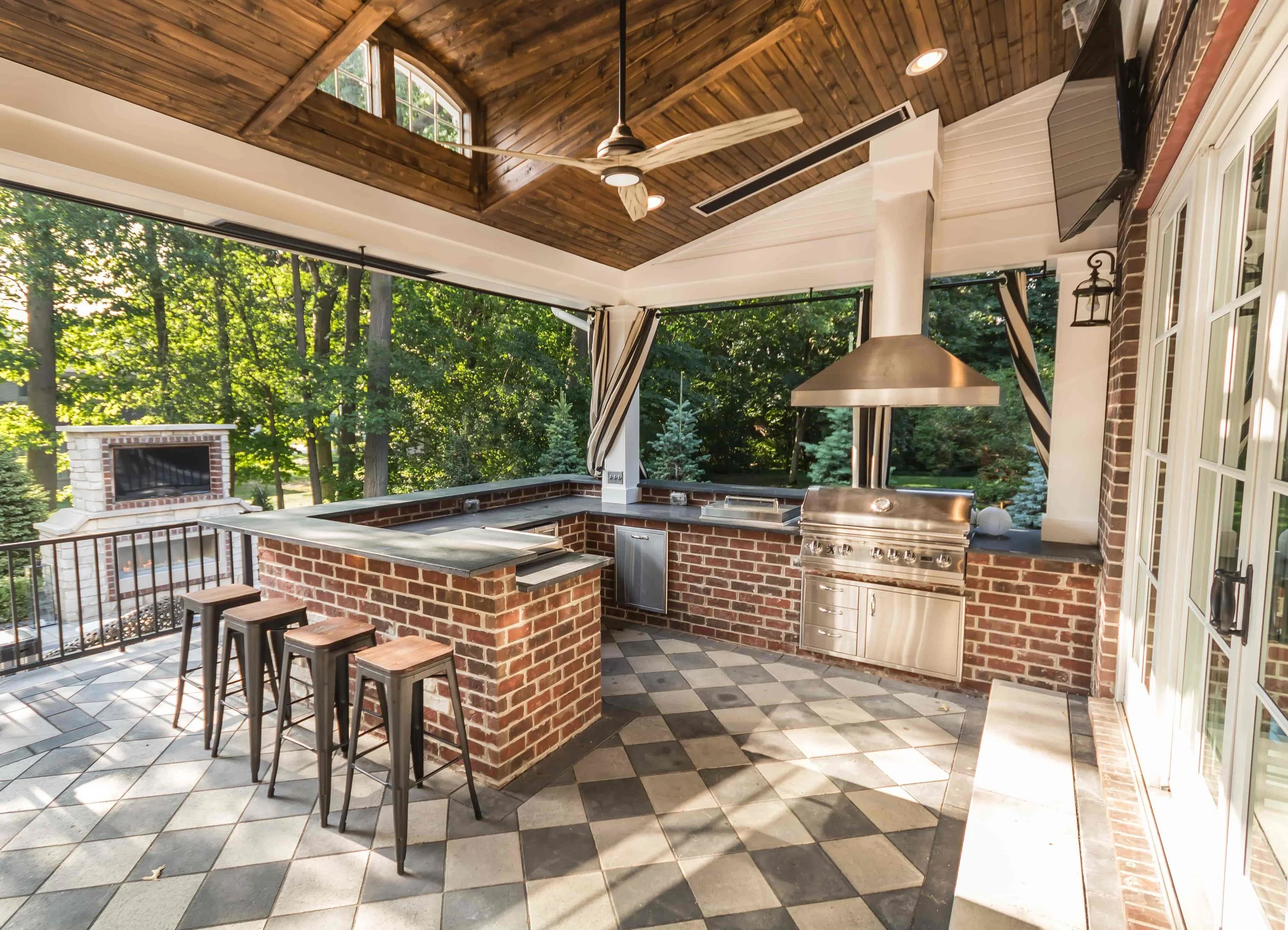 Outdoor Bar Built In Outdoor Grill Design Grill Design Outdoor