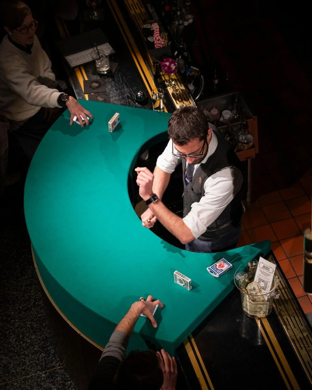 Of all 52 cards in the deck, we'll always bet on @7ofdeven for a magical time at The Performance Bar.

📸: @michaelbrowsilowphoto

#chicagomagiclounge #barmagic #thingstodochicago #speakeasybar #explorechicago