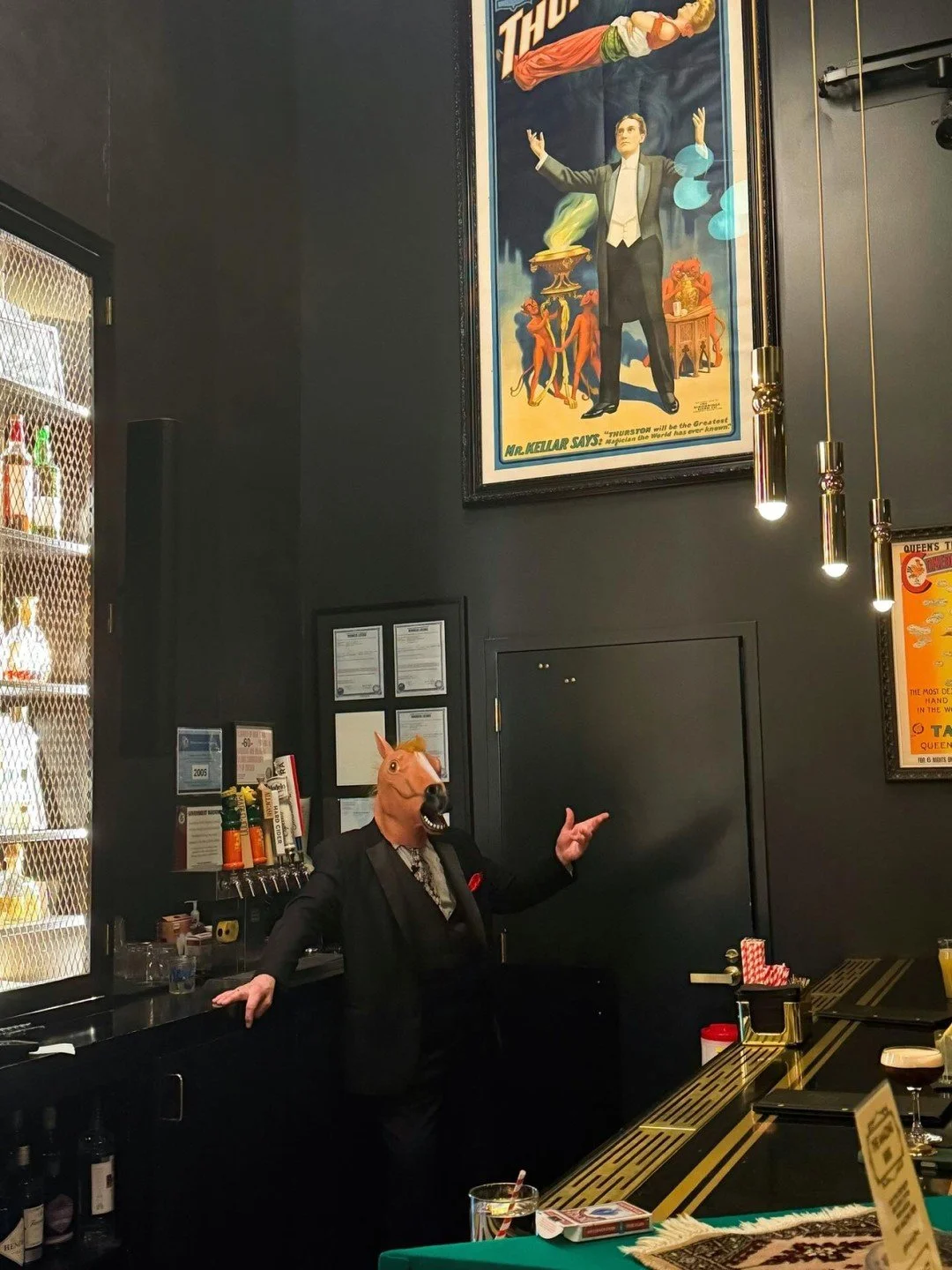 Hold your horses. We're closed tonight for a private event, but the magic returns tomorrow. We'll see you then.

📸: @lily_thebedlizard

#magicshow #chicagomagiclounge #thingstodochicago #explorechicago #immersiveexperience