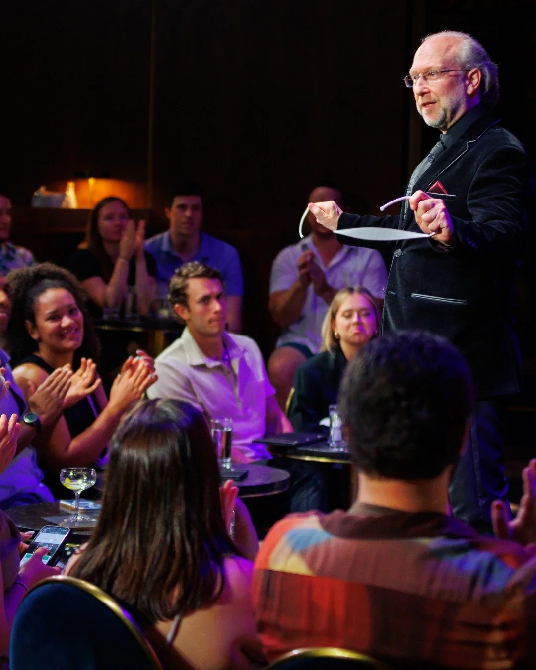 Let&rsquo;s hear it for David @parrmagic! Tonight marks the opening of &ldquo;Time Traveler,&rdquo; where history, folklore, and astonishing sleight of hand collide.

See David every Wednesday through December 16. Secure your seat with the link in bi