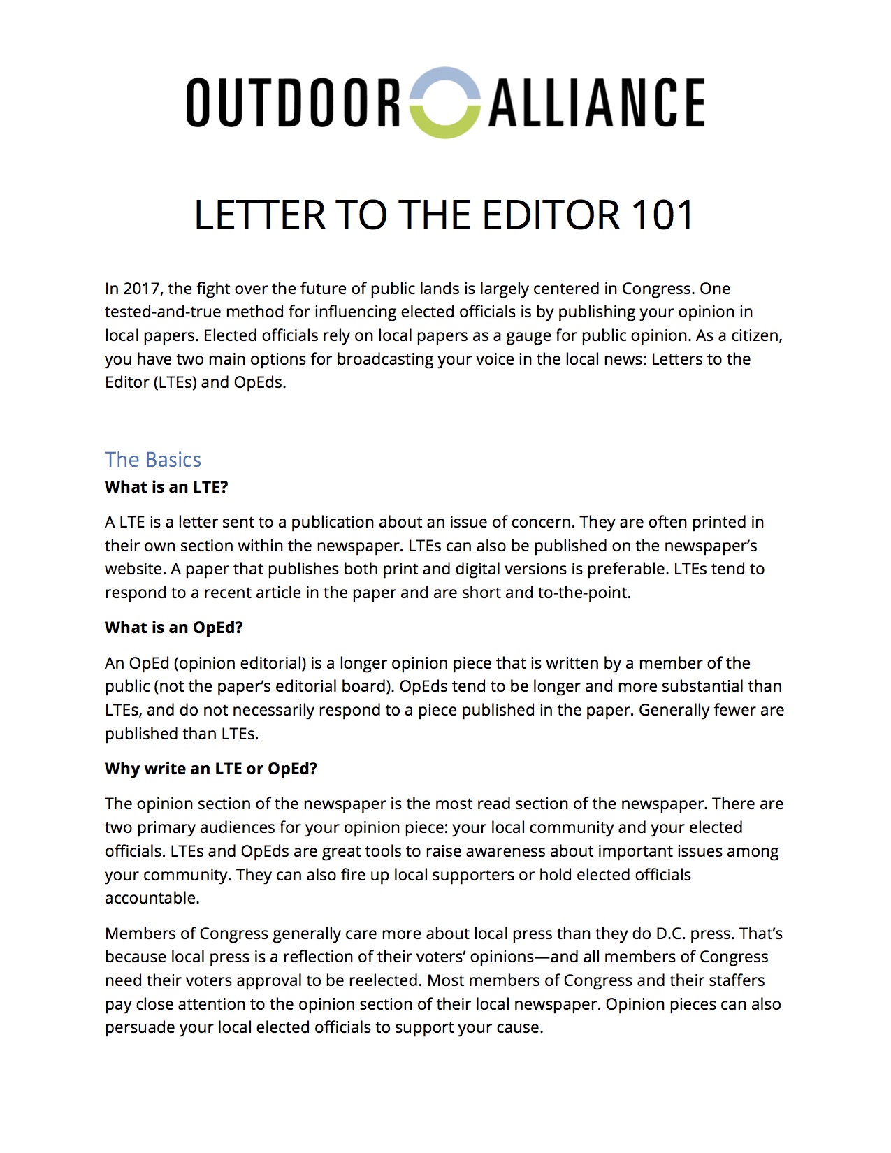 writing a letter to the editor