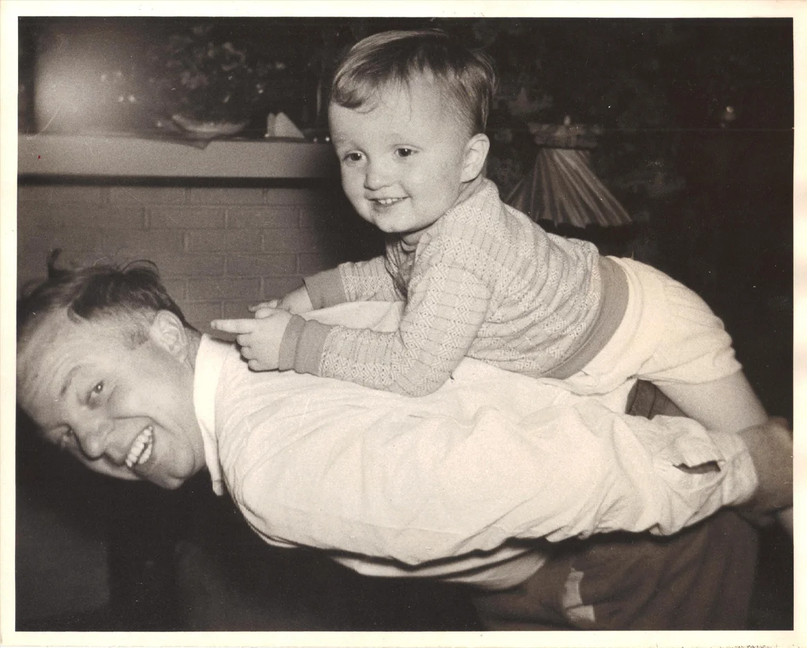 THEN: Meyer Wire Founder, Henry Meyer with son Brian Meyer in 1955.