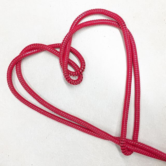 At Meyer Wire we say love with coil cords 💕💖 Happy Valentines Day!! #meyerwire #meyerwirecable