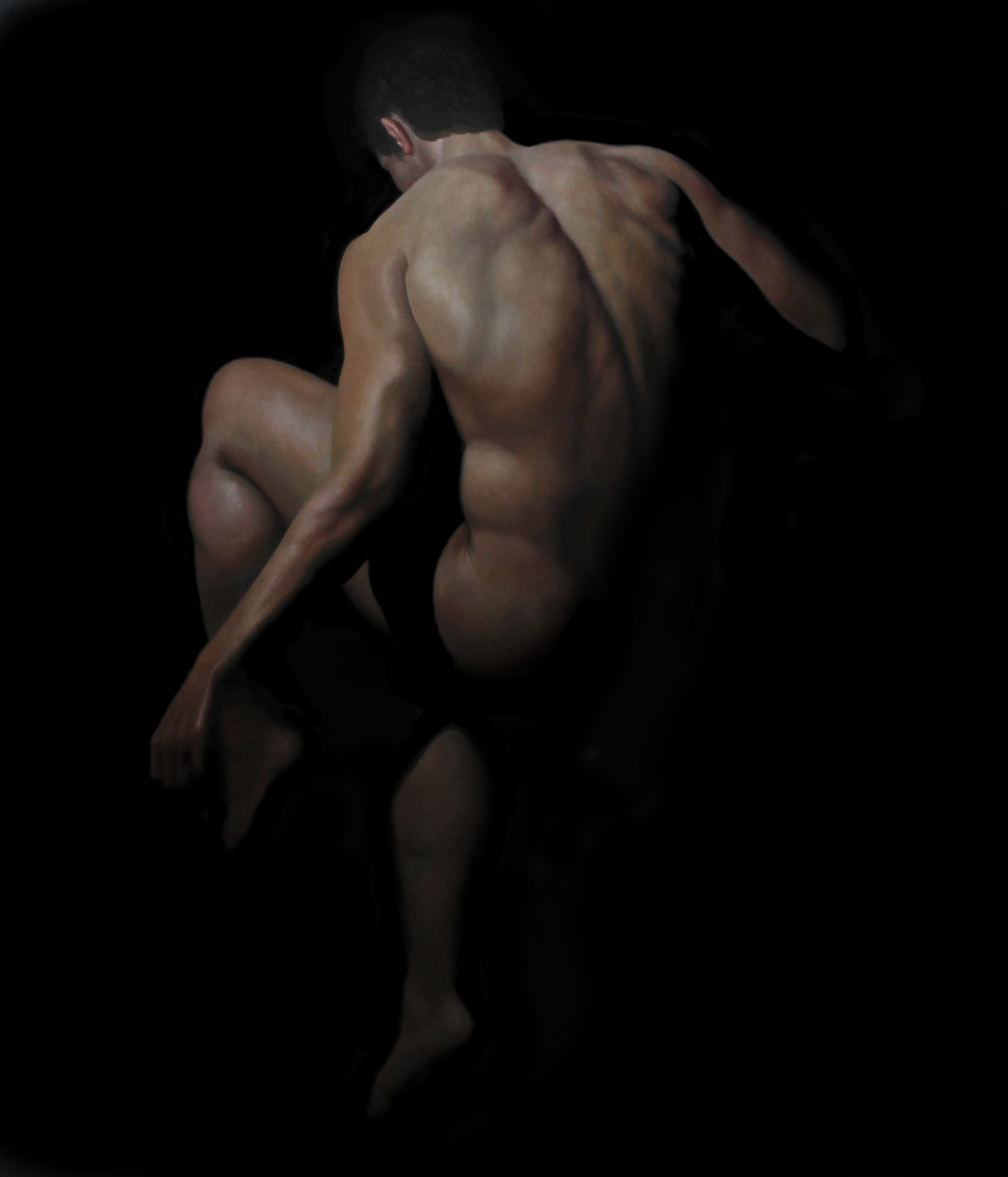 "Bide", 60x70 in., Oil on canvas, 2018.