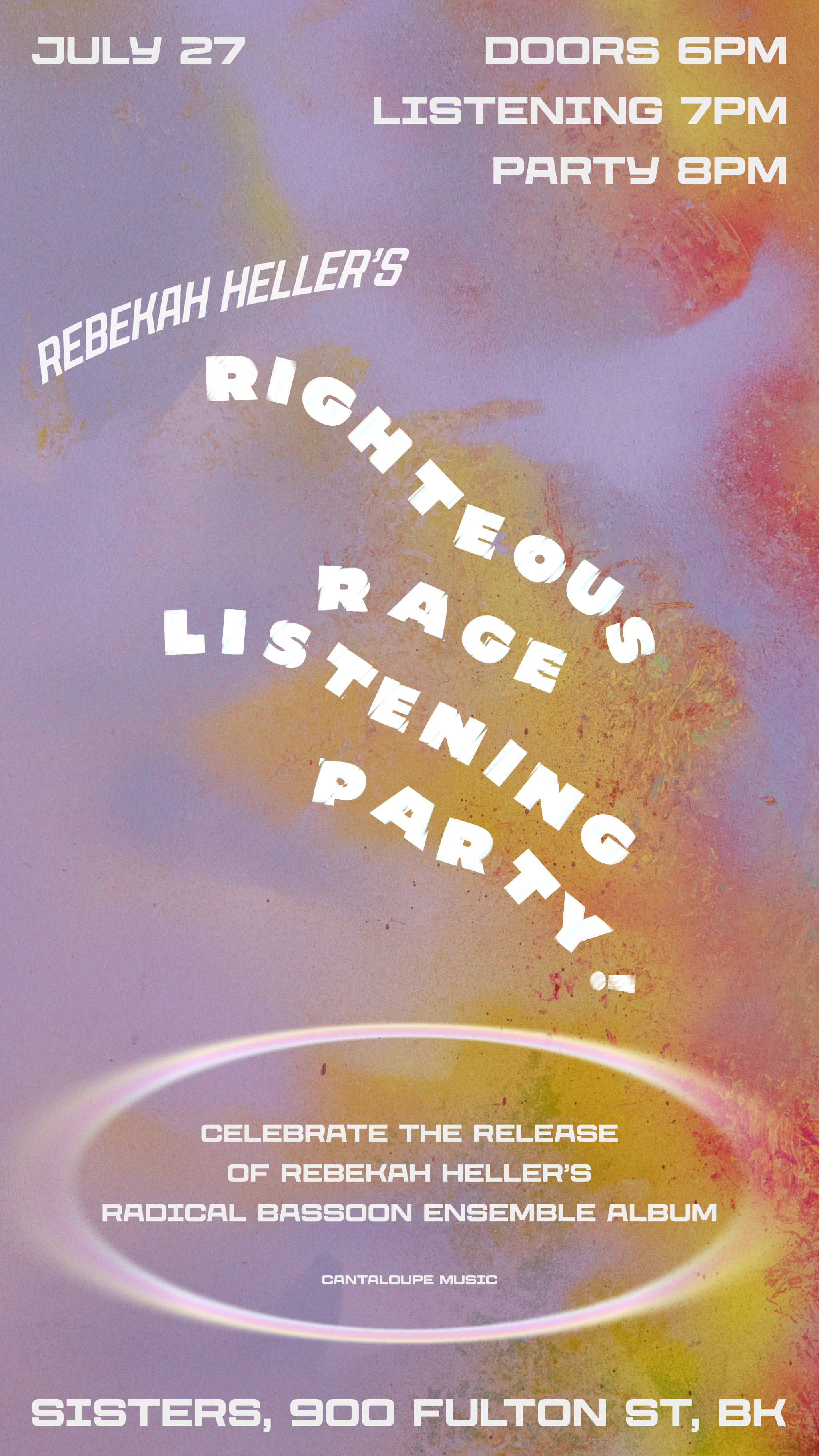 RIGHTEOUS RAGE listening party and release event