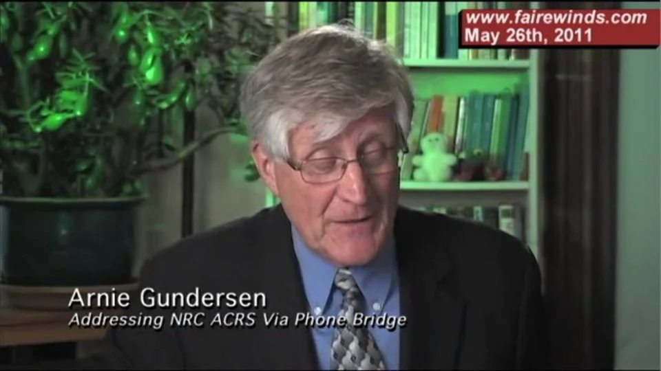 Gundersen Gives Testimony to NRC ACRS