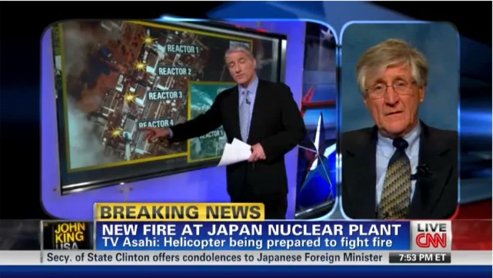 Gundersen on John King Discussing How Water Might Be Delivered To Cool Spent Fuel Rods