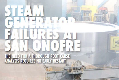 Steam Generator Failures at San Onofre