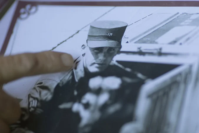 As a 22-year-old dog handler, Mr. Watson slept in the dirt just feet from one of the bomb craters the day after the blast. CreditRaymond McCrea Jones for The New York Times