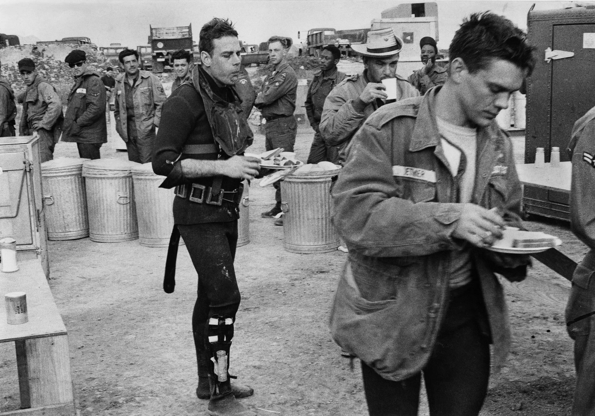United States Air Force personnel working on cleanup and recovery were often fed local produce from Palomares. CreditKit Talbot