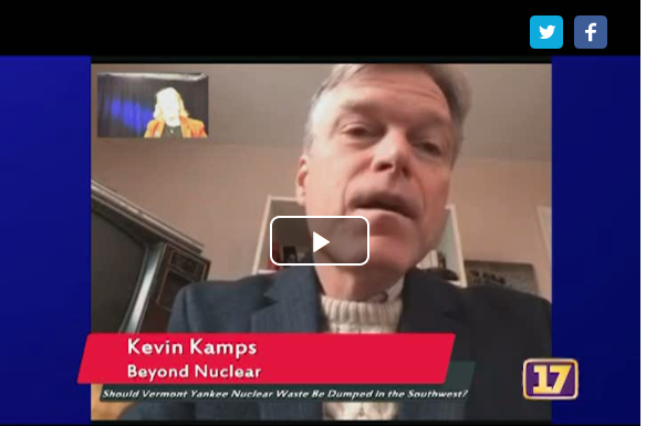 CCTV: Should Vermont Yankee Nuclear Waste Be Dumped In The Southwest