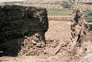 The collapse of the Church Rock Spill. Photo Source: Wikimedia