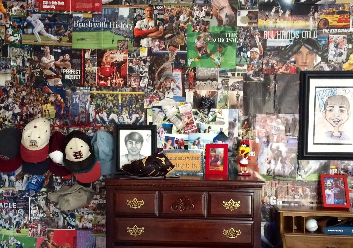 Sports fan covers his wall in 16 years worth of Sports Illustrated