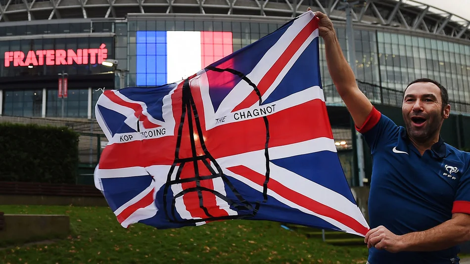 Scenes from Wembley for France vs. England