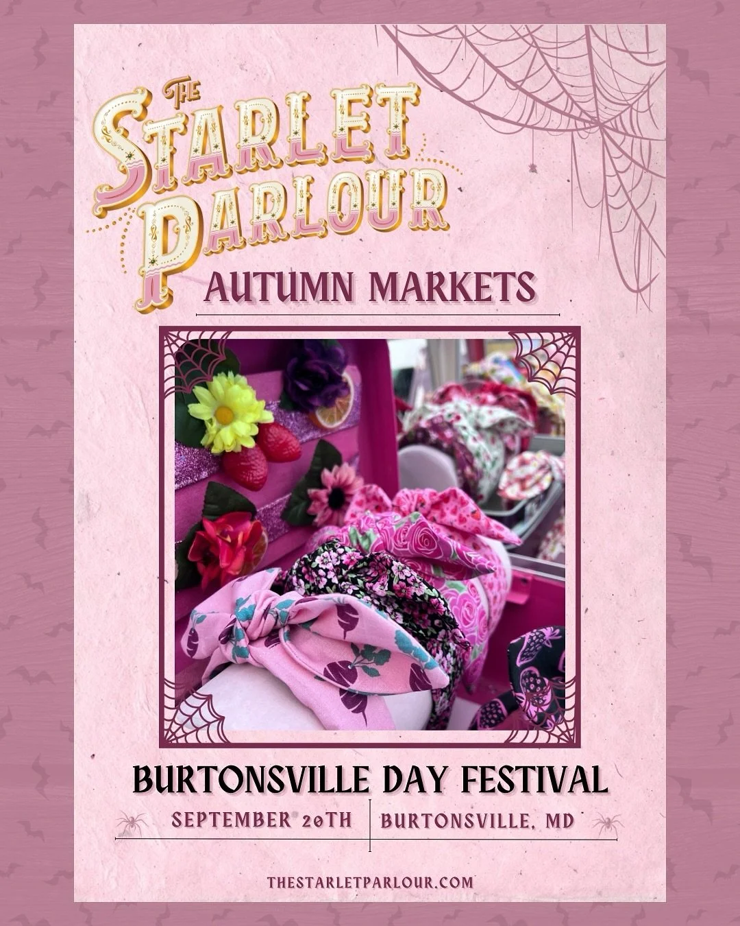 This Saturday we&rsquo;ll be at the Burtonsville Day Festival!
🖤🌻🖤
