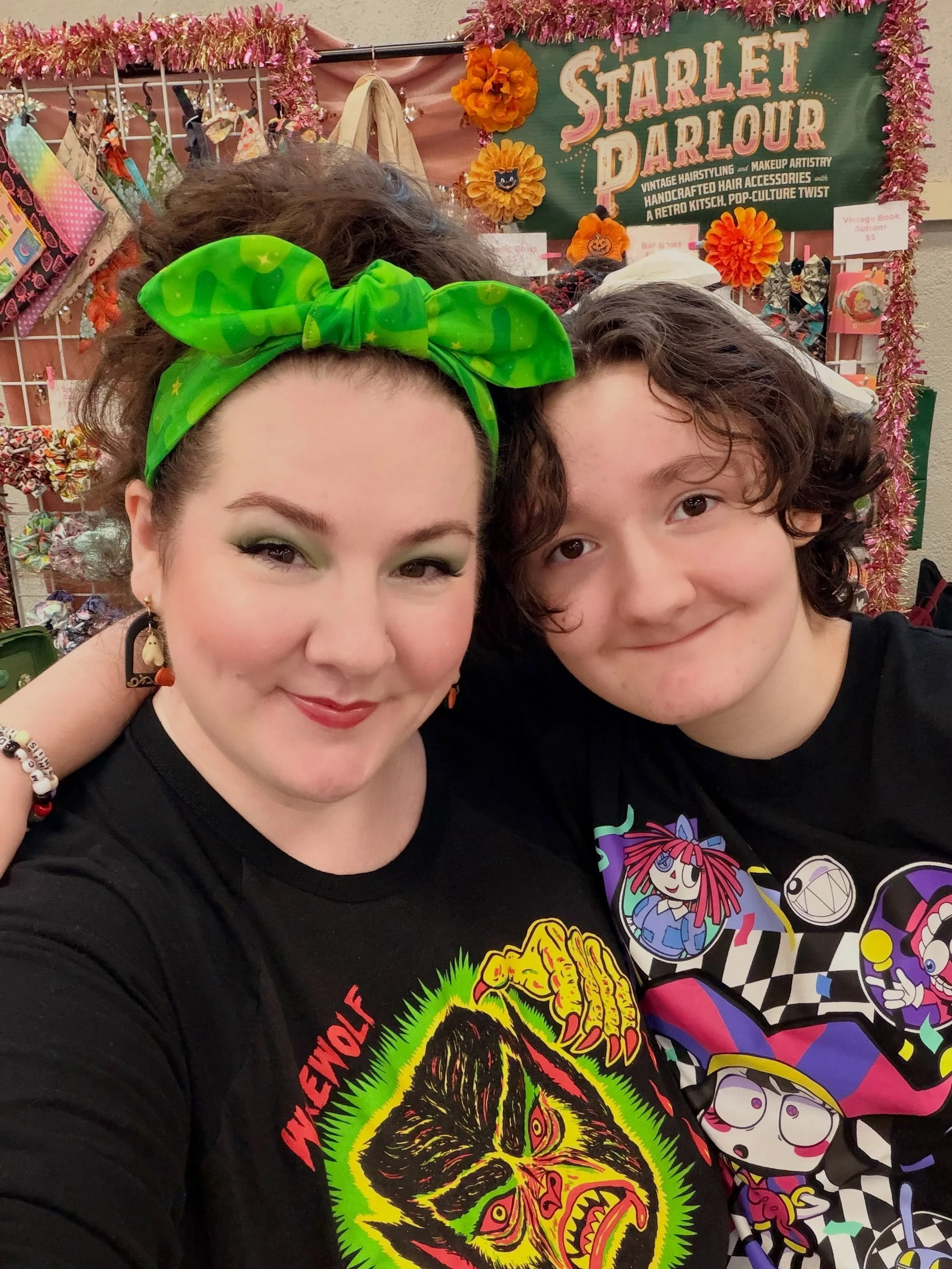 Thank you, @frederickvntgfest 🧡🖤🧡

Good day with my oldest bb angel, hanging with good folks! Excellent coffee from @blackmountain.roast &amp; a special lil 90&rsquo;s adorable bat coming home with us! 🦇