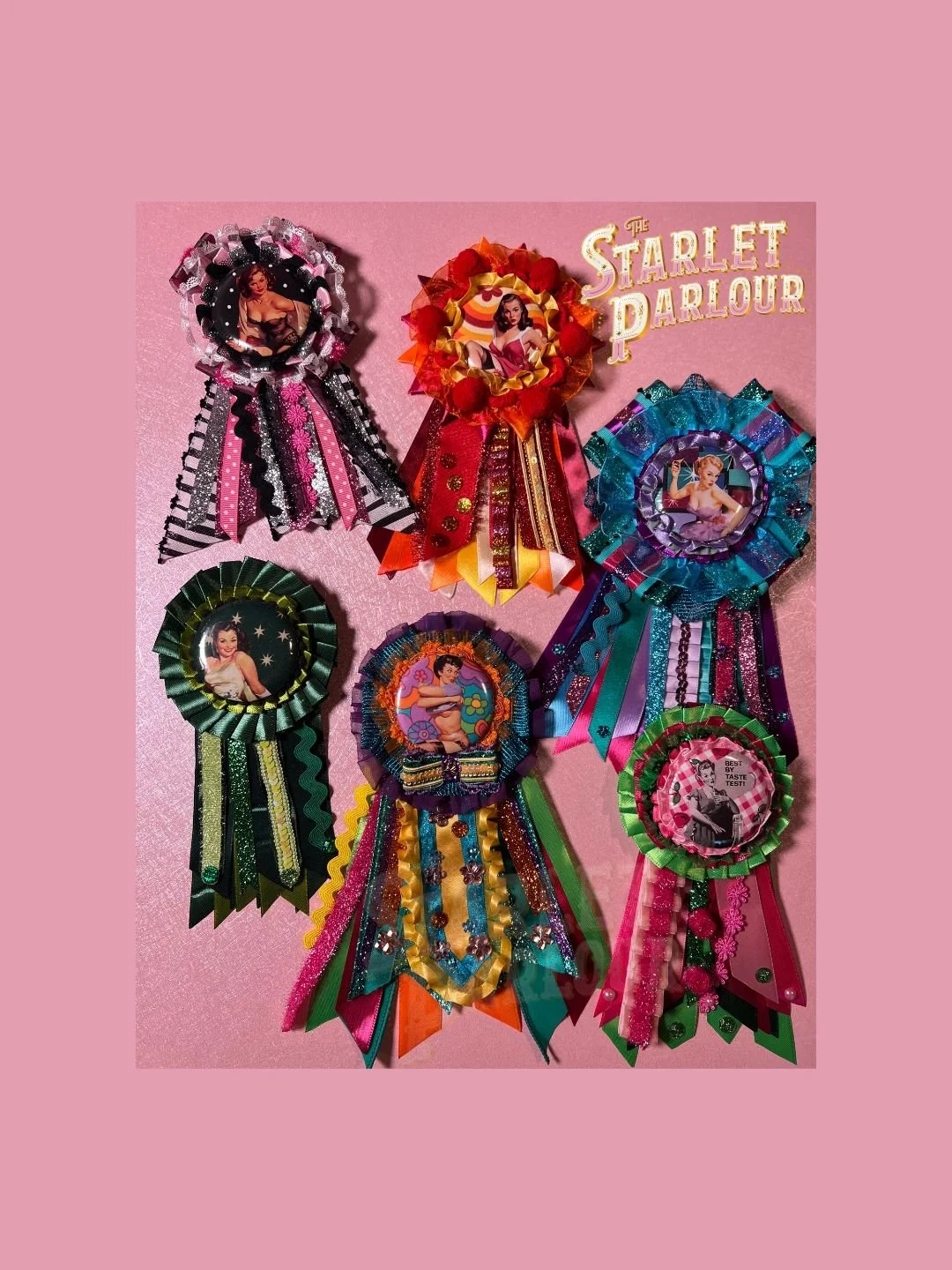 Retro Ribbon Rosettes