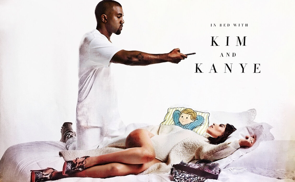 In Bed with Kim and Kanye