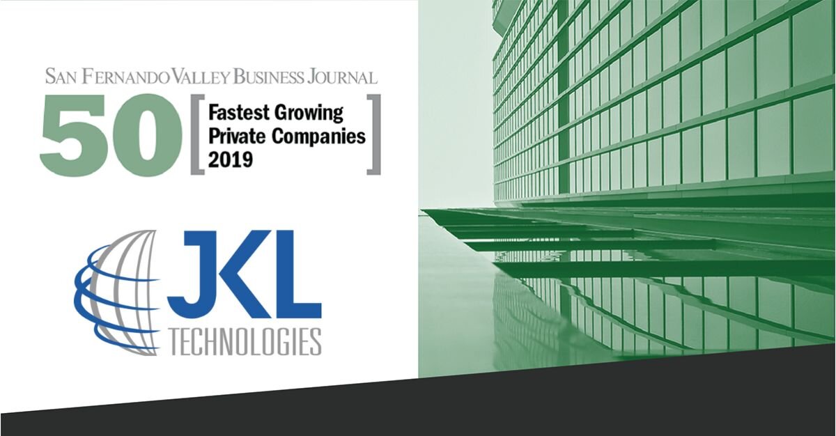 JKL Technologies Named To Top 50 Fastest Growing Private Companies