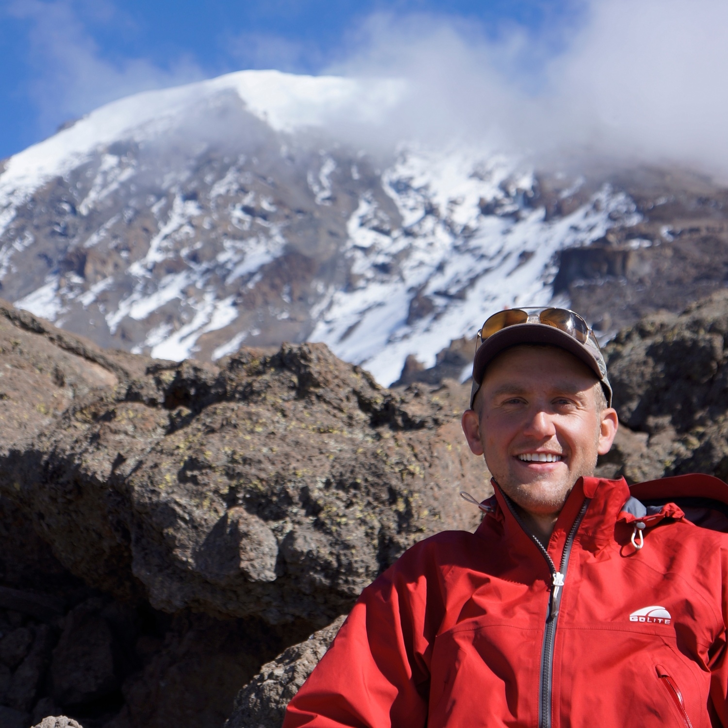 Ron on Summit Day of Mt. Kilimanjaro