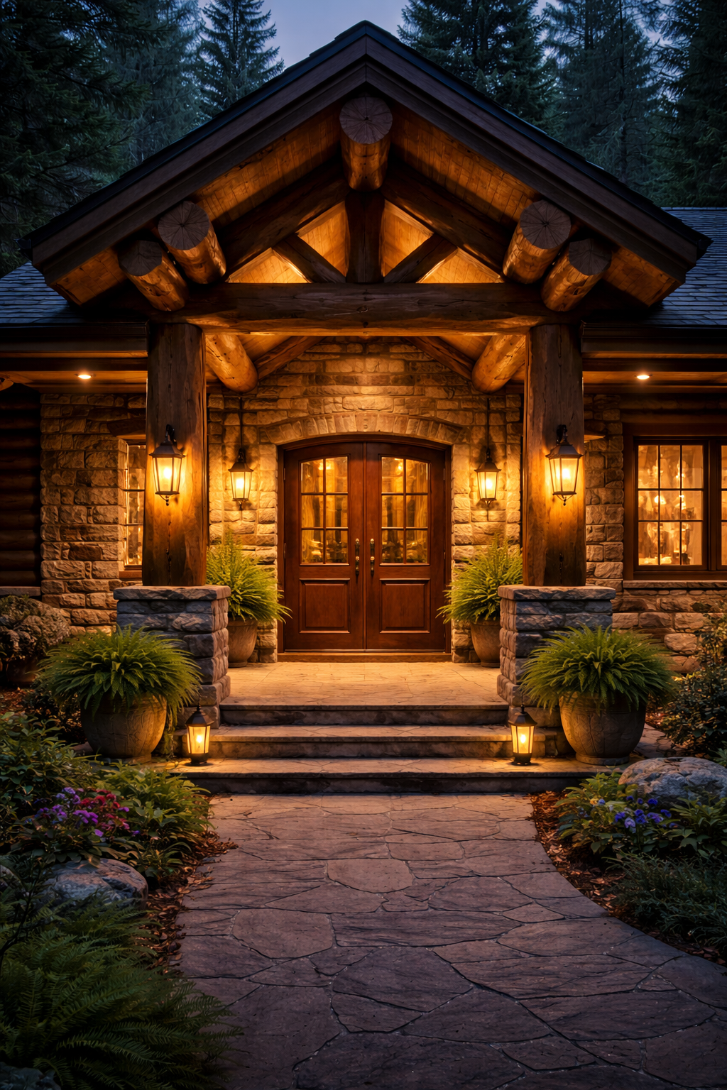 Outdoor Lighting Above Doors: A Small Detail That Defines the Entry