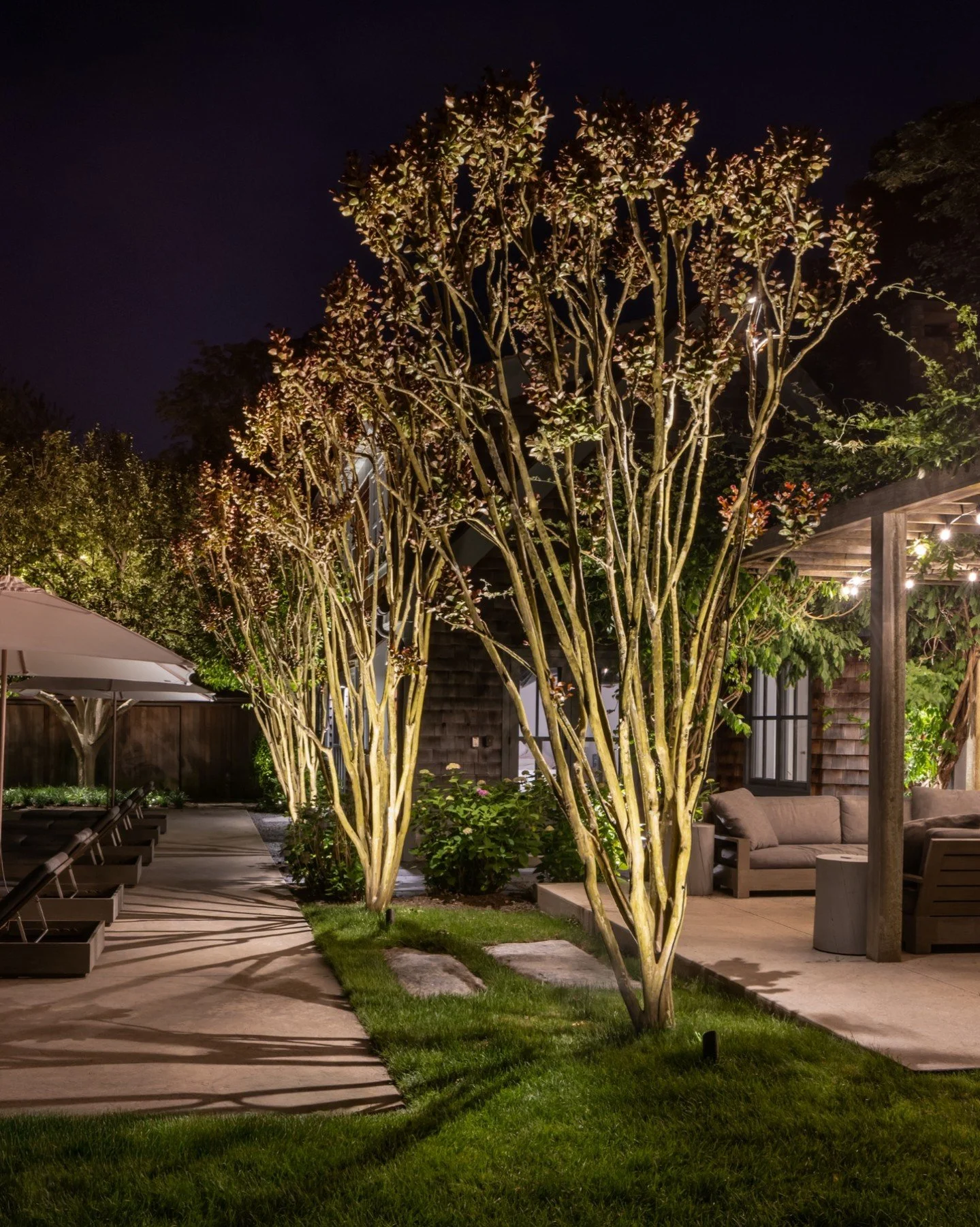 Ensure peace of mind with lighting solutions that increase visibility around your property, offering both beauty and safety.  #landscapelighting #hamptonslandscapelighting https://zurl.co/ELOw6