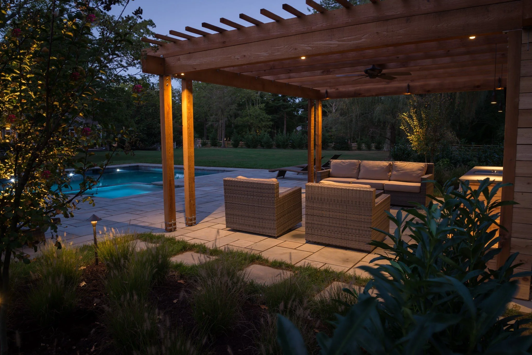 Estate lighting design with Coastal Source fixtures