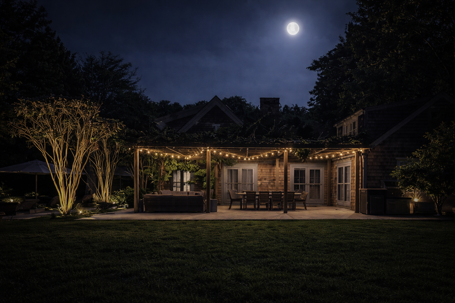 moonlight in the hamptons