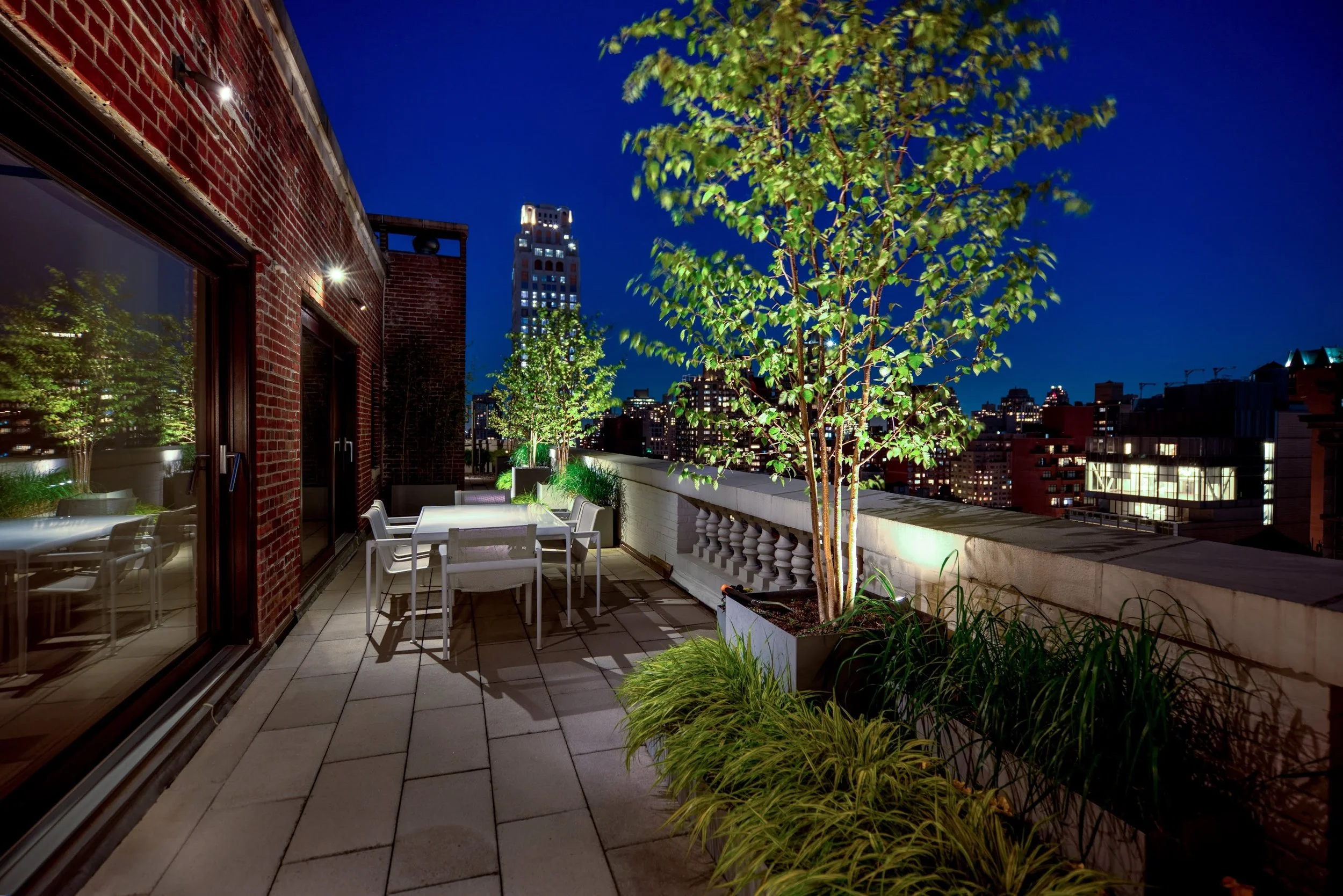NYC Terrace lighting