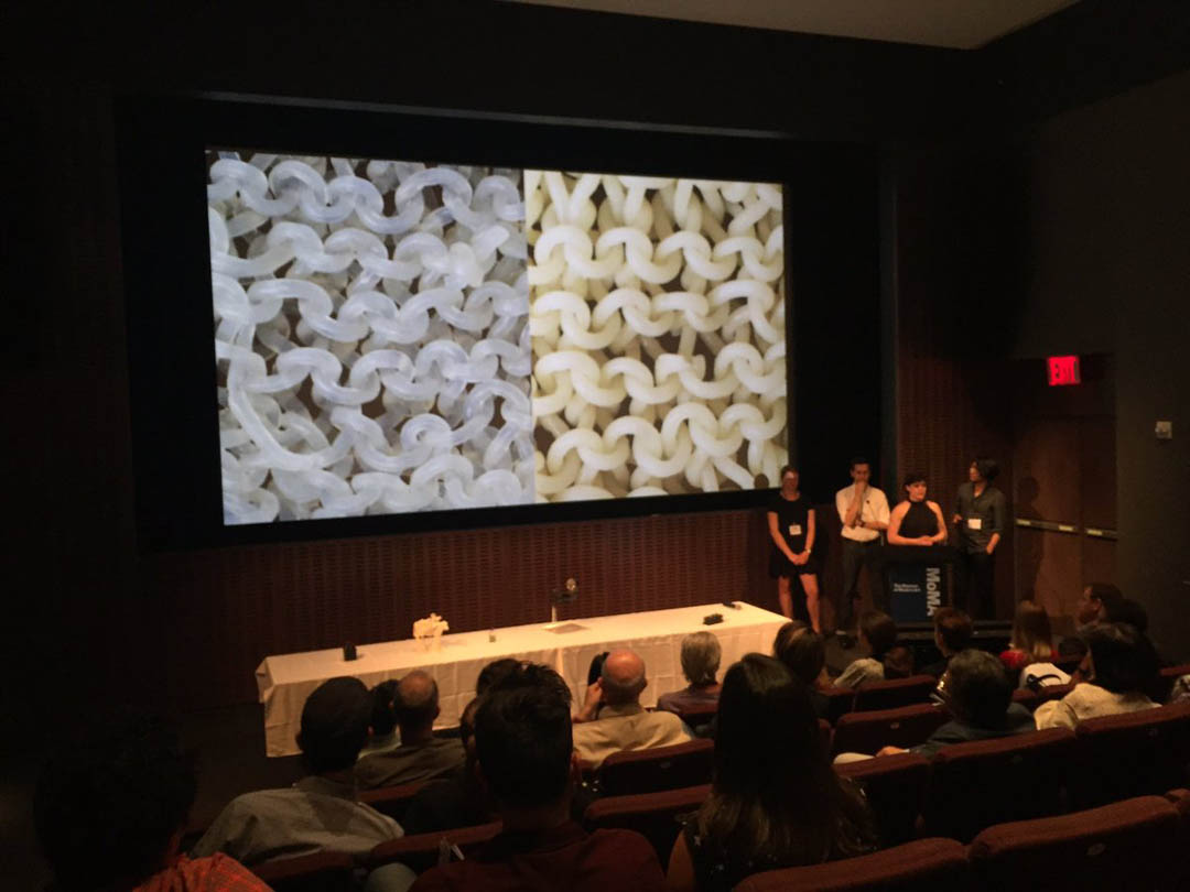 Presenting our work at MOMA. Image courtesy of Julia Borden https://twitter.com/juliaborden