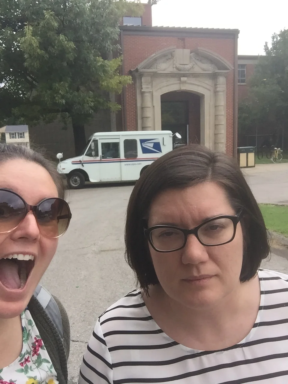 Our real life April Ludgate is almost always down to walk to our downtown meetings from the office. I swear she likes it too;) 
