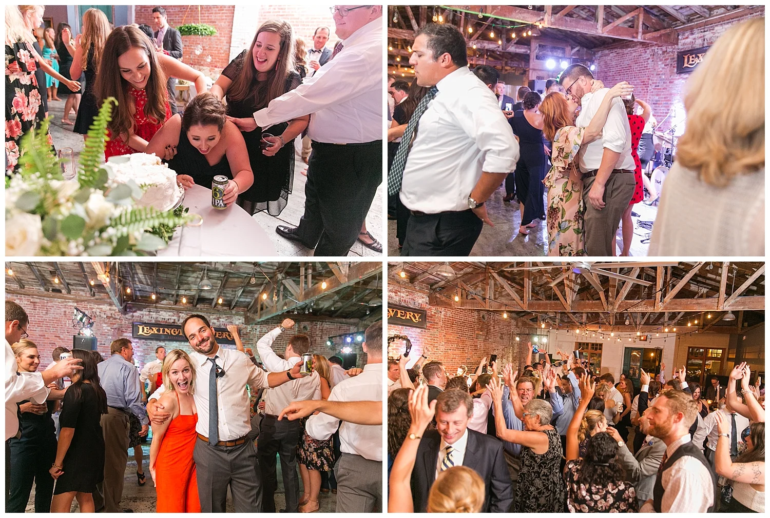 At one point, I did think a bridesmaid was going to unwilling have some cake. 
