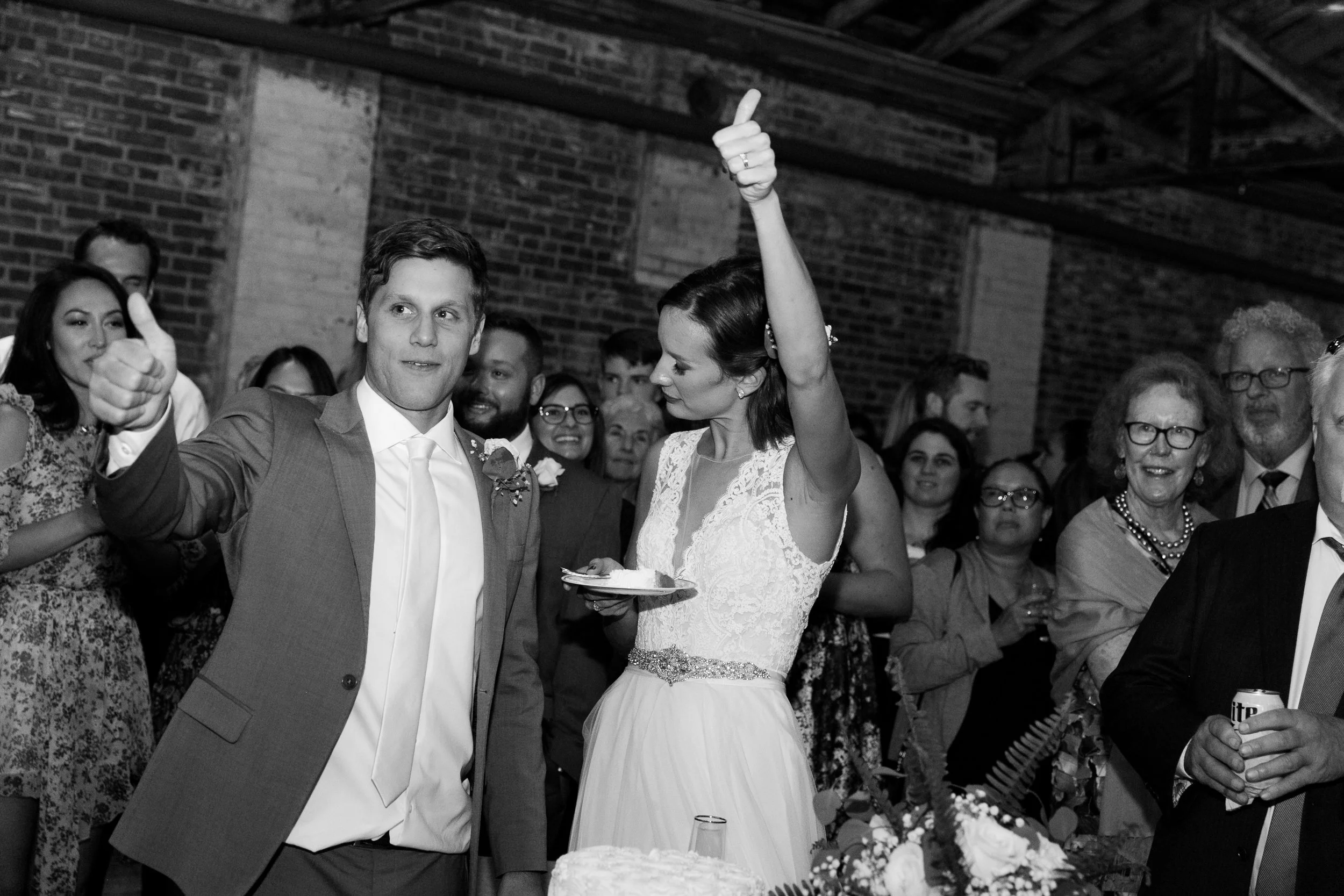 The cake gets a thumbs up!!! 
