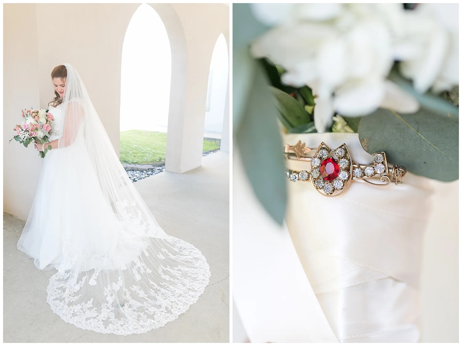 This pin is so special!! It was worn on wedding days by the bride's great-grandmother, grandmother, mother, and now her! 
