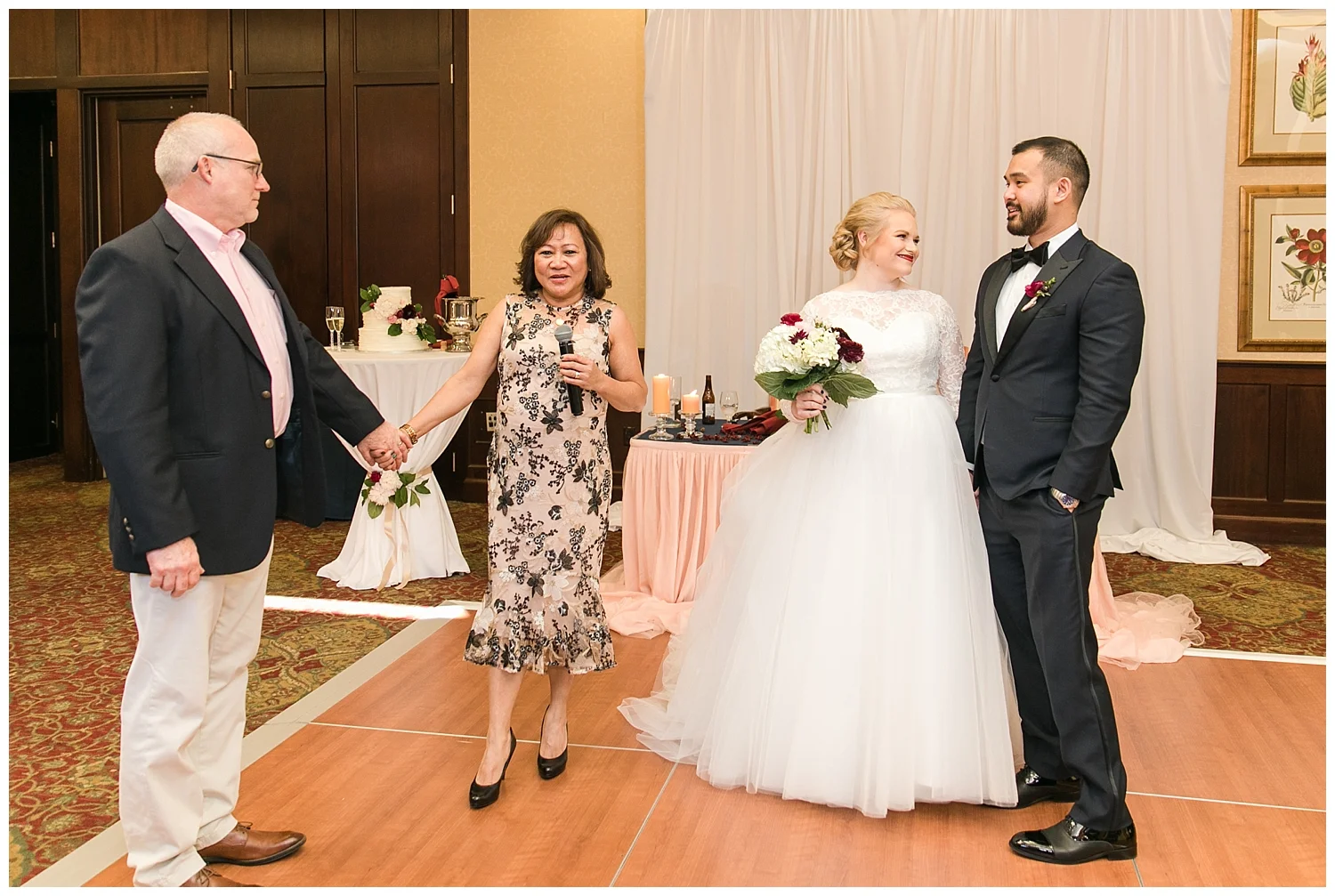 For an interesting twist on this game, this is how Kori decided who would get the bouquet!