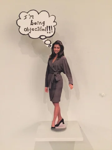 Objectified 2014 Mixed media assemblage 6 ½ x 14 ½ in